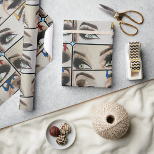 Schilderij ‘Primaire Zorgen’ op een Cadeaupapier
