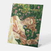 schilderij reclamebord met voetstuk (Voorkant)