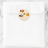 Schilderij Ronde Sticker (Tas)