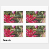 schilderij Roze Bloesems Rechthoekige Sticker (Vel)