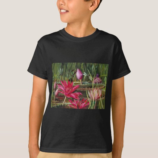 schilderij Roze Bloesems T-shirt (Voorkant)