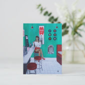 Schilderij Runaround Sue door Alfred Fox Briefkaart (Staand voorkant)