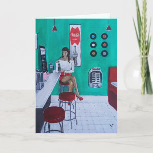 Schilderij Runaround Sue door Alfred Fox Kaart