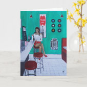 Schilderij Runaround Sue door Alfred Fox Kaart (Gele Bloem)