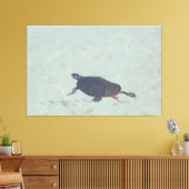 Schilderij Schildpad Canvas Print (Insitu (Woonkamer))