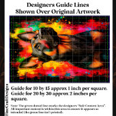 Schilderij Splash Duitse Herder Hond CT2 Decoupage Tissuepapier