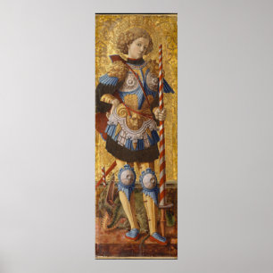  schilderij St. George en de Draak Poster