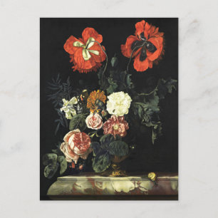  schilderij Stilleven met bloemen Briefkaart