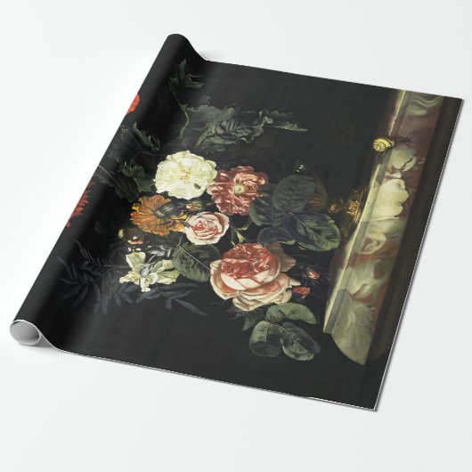  schilderij Stilleven met bloemen Cadeaupapier (Uitgerold)