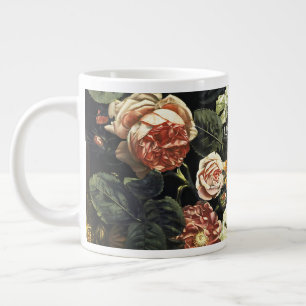schilderij Stilleven met bloemen Grote Koffiekop
