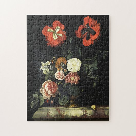 schilderij Stilleven met bloemen Legpuzzel (Verticaal)