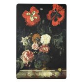 schilderij Stilleven met bloemen Mini Klembord (Achterkant)