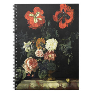 schilderij Stilleven met bloemen Notitieboek