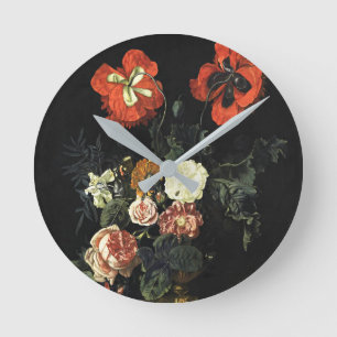  schilderij Stilleven met bloemen Ronde Klok