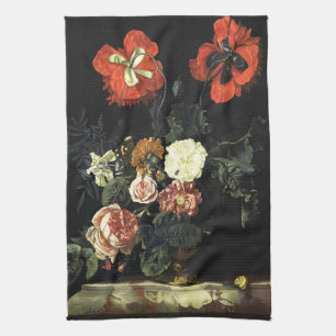 schilderij Stilleven met bloemen Theedoek