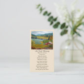 Schilderij sympathie gebed gebed Kaart Visitekaartje (Staand voorkant)