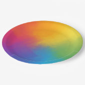 Schilderij Tie Dye Arts and Crafts Kleurrijke part Papieren Bordje (Gekanteld)