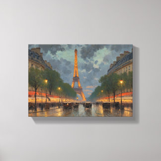 Schilderij (Trocadéro 1900's) Canvas Afdruk
