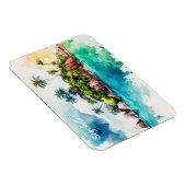 Schilderij Tropische Seychellen Magneet (Rechterzijde)