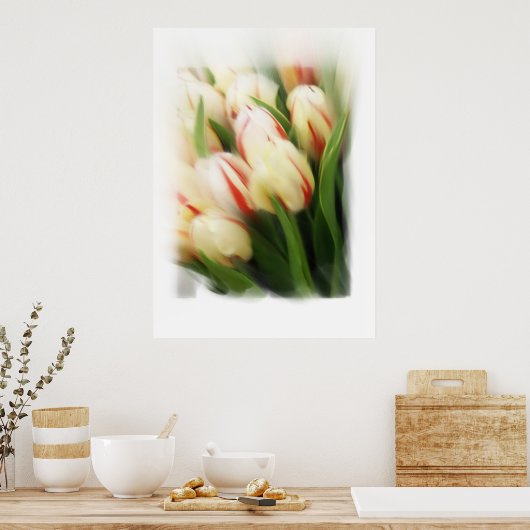 schilderij "Tulps" op doek Poster (Keuken)