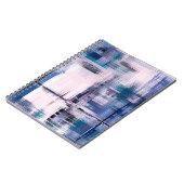 schilderij van abstracte olie op doek, met de hand notitieboek (Linkerzijde)