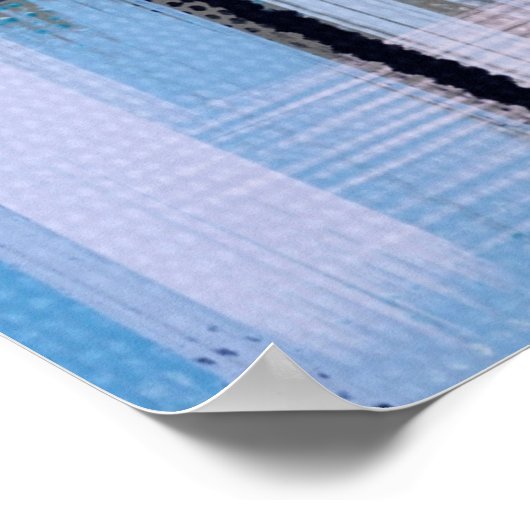 schilderij van abstracte olie op doek, met de hand poster (Hoek)