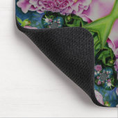 schilderij van abstracte pony-waterverf, boho retr muismat (Hoek)