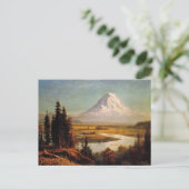 Schilderij van Albert Bierstadt op Rainier Briefkaart (Staand voorkant)