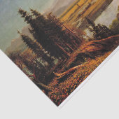 Schilderij van Albert Bierstadt op Rainier Tissuepapier (Detail)