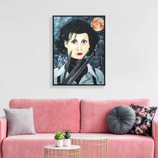 Schilderij van Alfred Fox Canvas Afdruk (Insitu (Woonkamer))