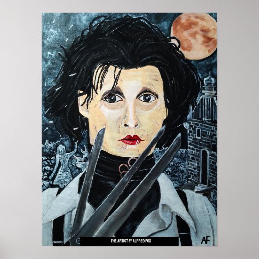 Schilderij van Alfred Fox Poster (Voorkant)