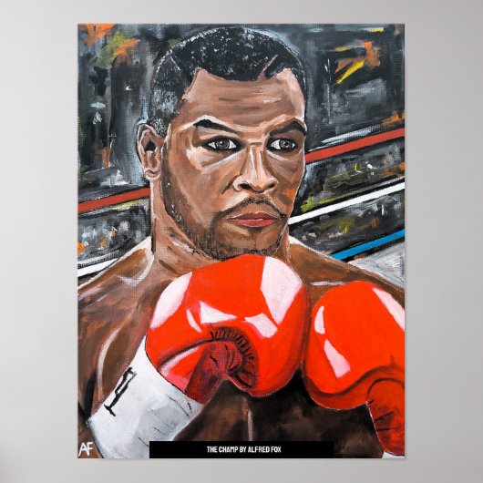 Schilderij van Alfred Fox Poster (Voorkant)