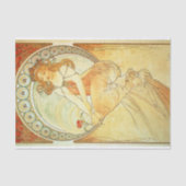 Schilderij van Alphonse Mucha Tissuepapier (Voorkant)