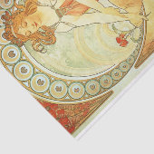 Schilderij van Alphonse Mucha Tissuepapier (Detail)