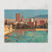  schilderij van Barcelona Briefkaart (Voorkant)