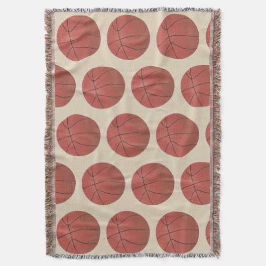 Schilderij van Basketbal Gooi Dekens Deken (Voorkant Verticaal)