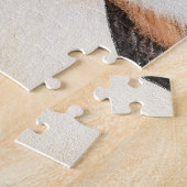 Schilderij van Beagle-hond Originele Dier Kunst Legpuzzel (Zijkant)