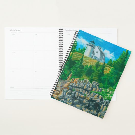 Schilderij van Bear Island Light Planner (Display)