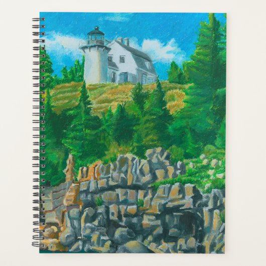 Schilderij van Bear Island Light Planner (Voorkant)