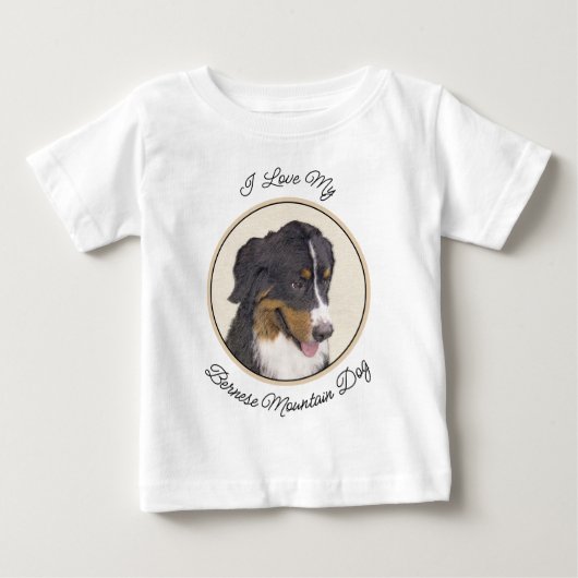 Schilderij van Berner Sennenhond - Originele Honde (Voorkant)