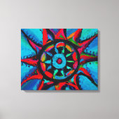 Schilderij van Bloem Canvas Afdruk (Voorkant)