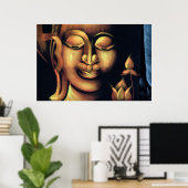 Schilderij van Boeddha Poster (Thuiskantoor)