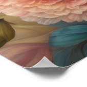 Schilderij van Bold Flowers 5:4 Poster (Hoek)