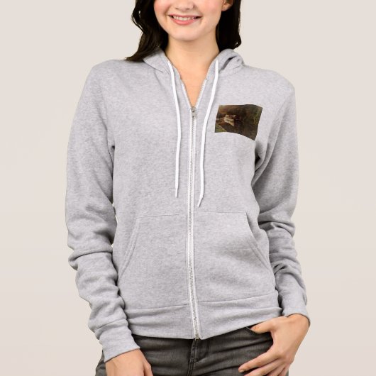 Schilderij van Britse smalboot Hoodie (Voorkant)