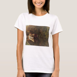 Schilderij van Britse smalboot T-shirt