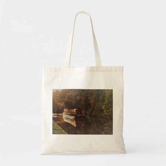 Schilderij van Britse smalboot Tote Bag (Voorkant)
