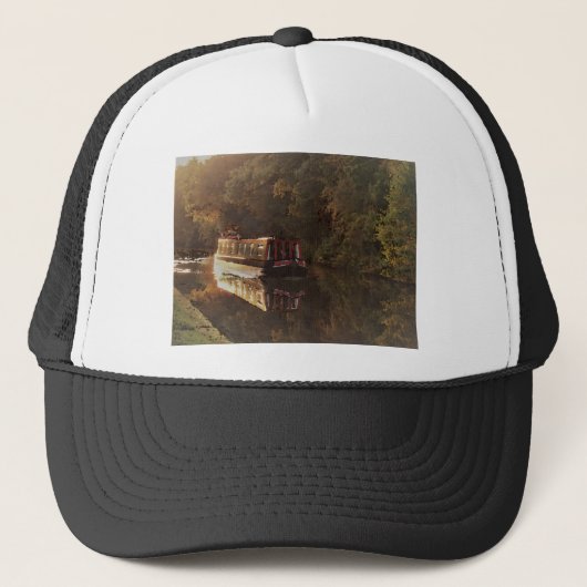 Schilderij van Britse smalboot Trucker Pet (Voorkant)
