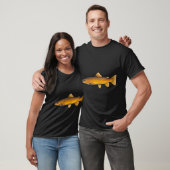 Schilderij van bruine forel t-shirt (Unisex)