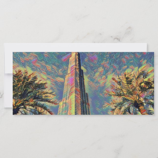 schilderij van Burj Khalifa (Voorkant)