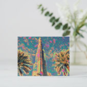 schilderij van Burj Khalifa Briefkaart (Staand voorkant)